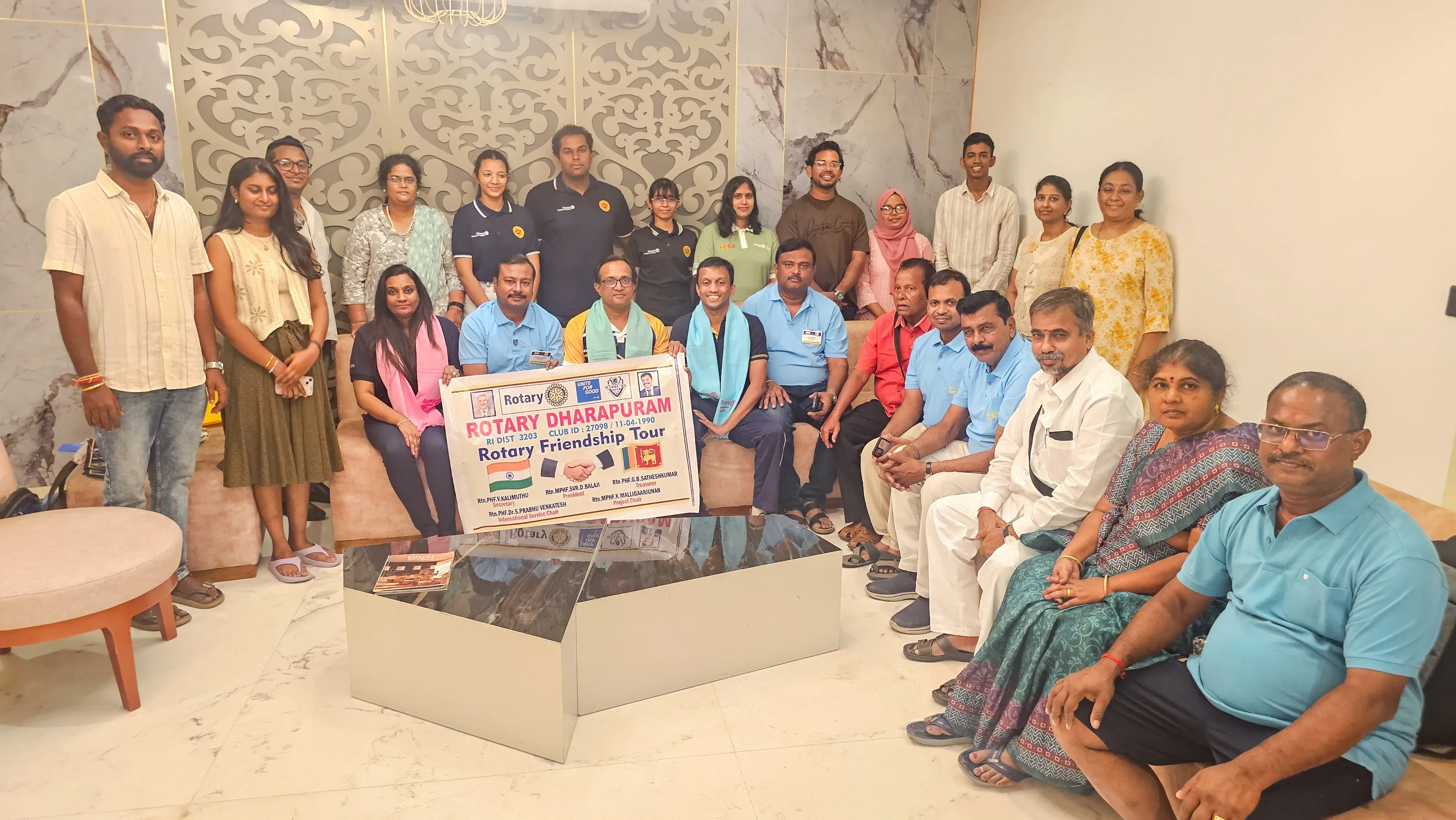 FLAG EXCHANGE WITH ROTARY CLUB OF DHARMAPAURAM Gallery 1