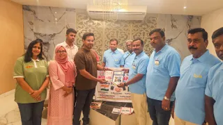 FLAG EXCHANGE WITH ROTARY CLUB OF DHARMAPAURAM — image 2