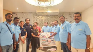 FLAG EXCHANGE WITH ROTARY CLUB OF DHARMAPAURAM — image 4